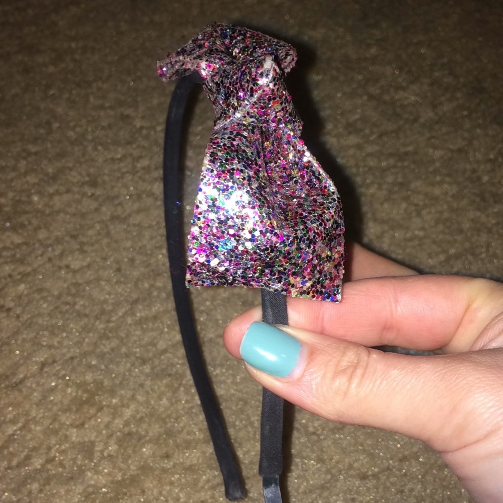 Rainbow glitter headband